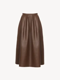 Women Chloé Gathered Midi Skirt