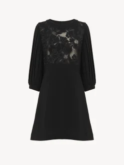 Women Chloé Guipure Mini Dress