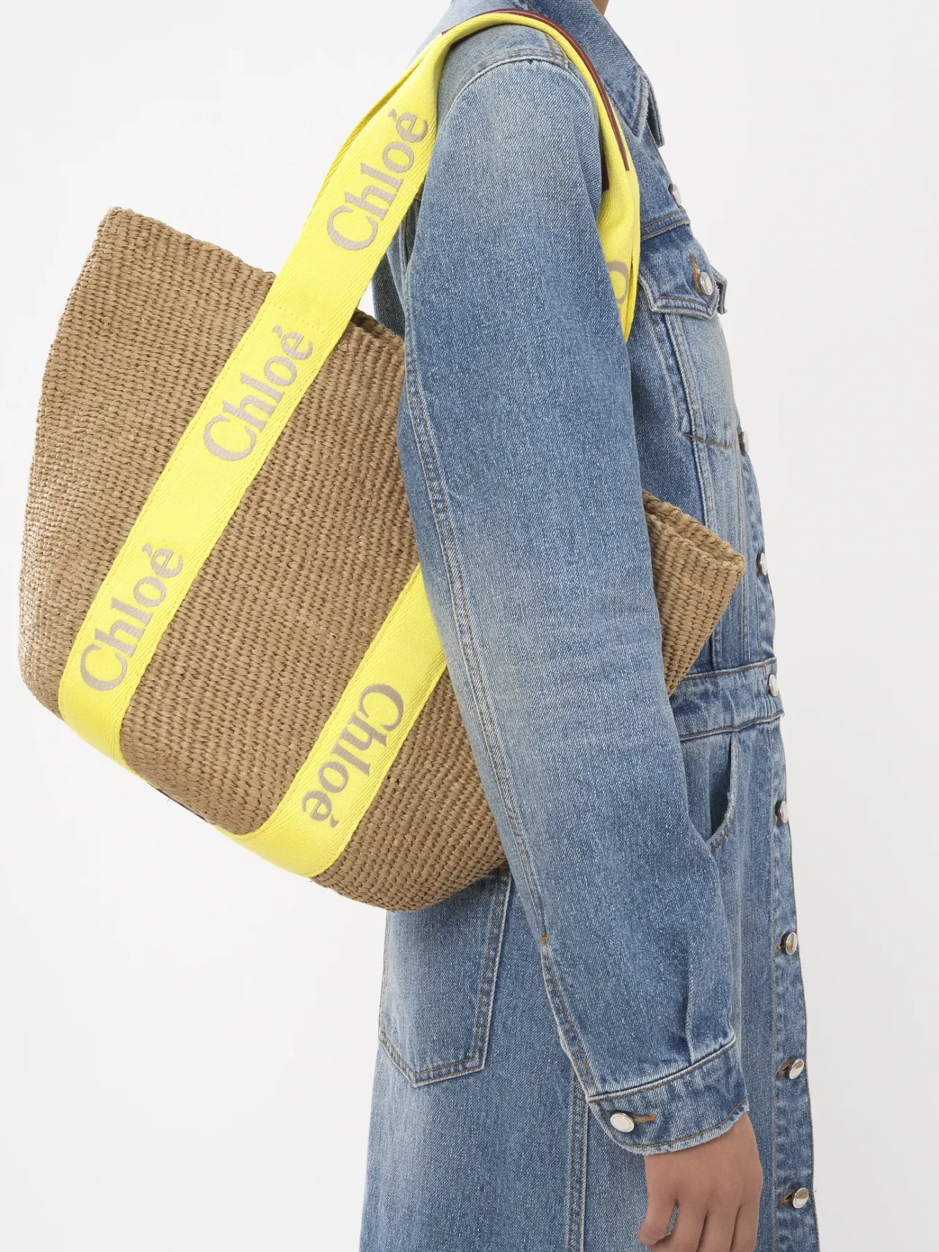 Women Chloé Large Woody Basket