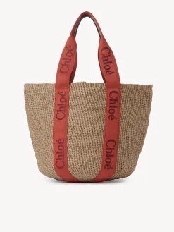 Women Chloé Large Woody Basket