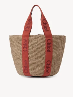 Women Chloé Large Woody Basket