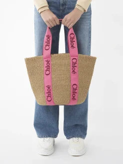 Women Chloé Large Woody Basket