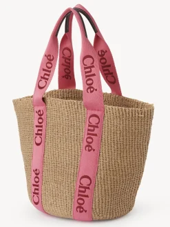 Women Chloé Large Woody Basket