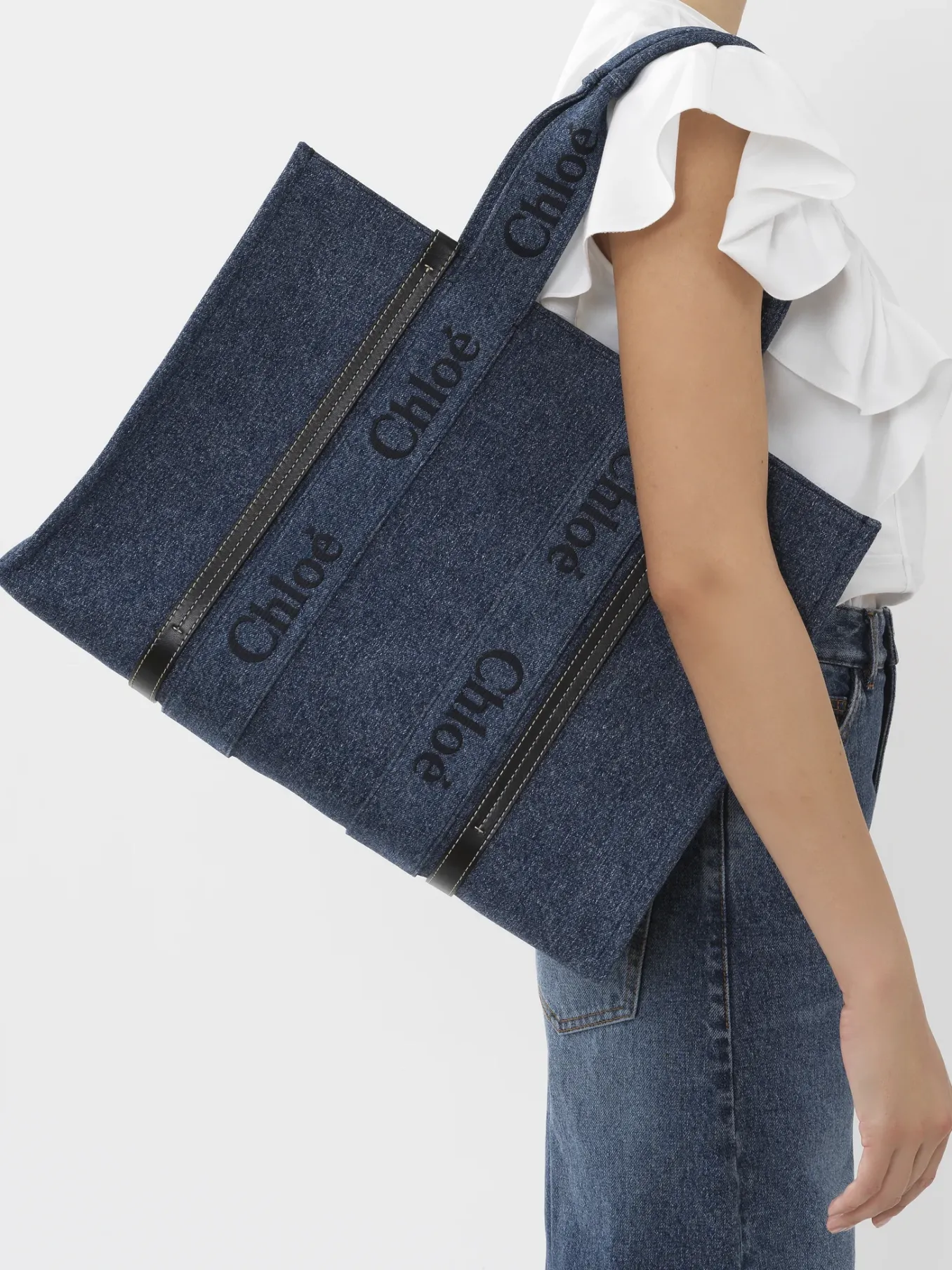 Women Chloé Large Woody Tote Bag