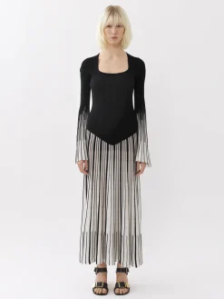 Women Chloé Long Flared Dress