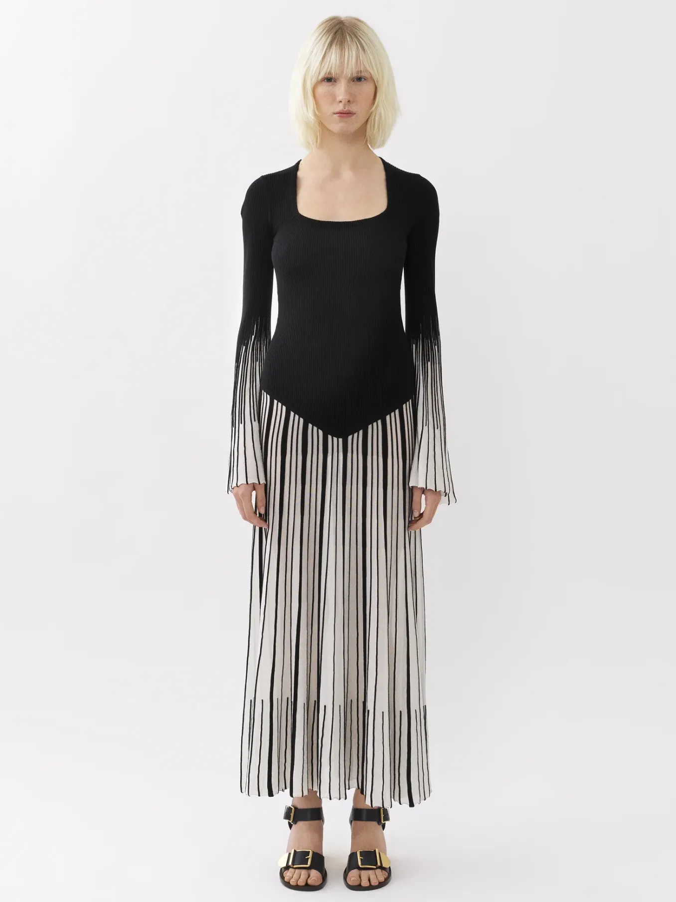 Women Chloé Long Flared Dress