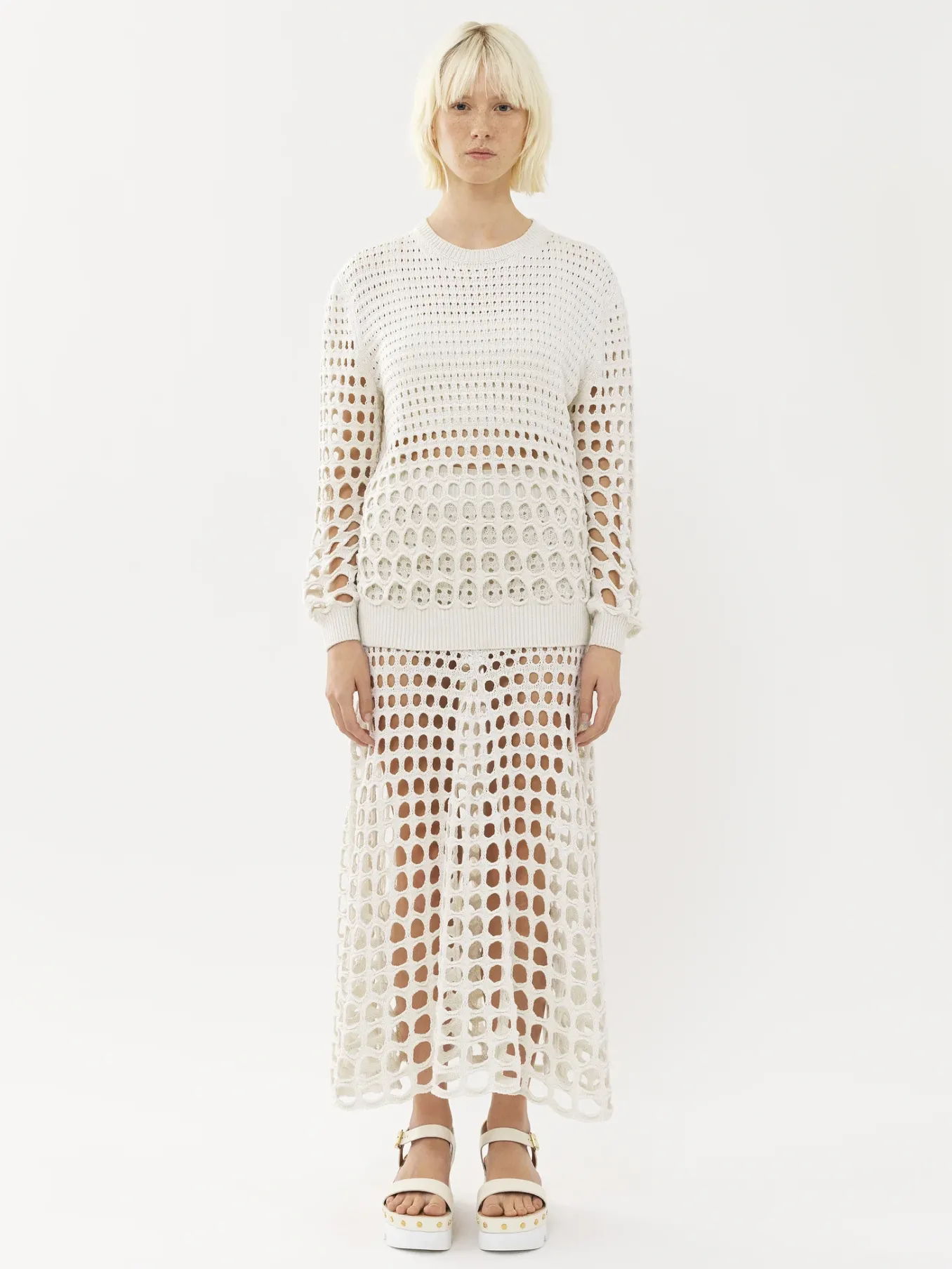 Women Chloé Long Flared Skirt