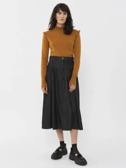 Women Chloé Loose Midi Skirt