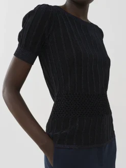 Women Chloé Lurex Knit Top