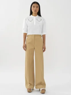 Women Chloé Mao Collar Top