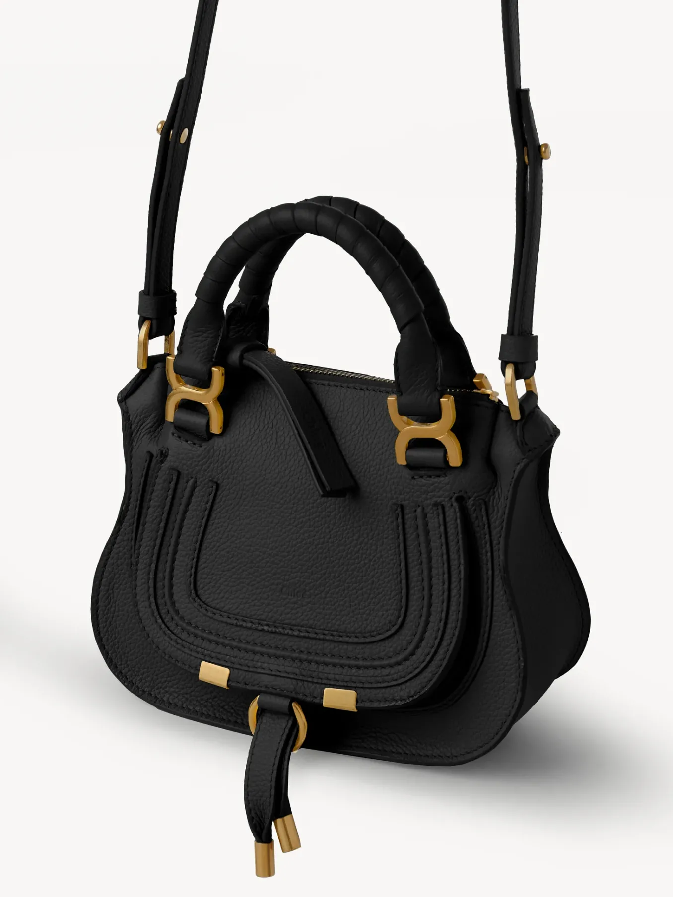 Women Chloé Marcie Mini Double Carry Bag