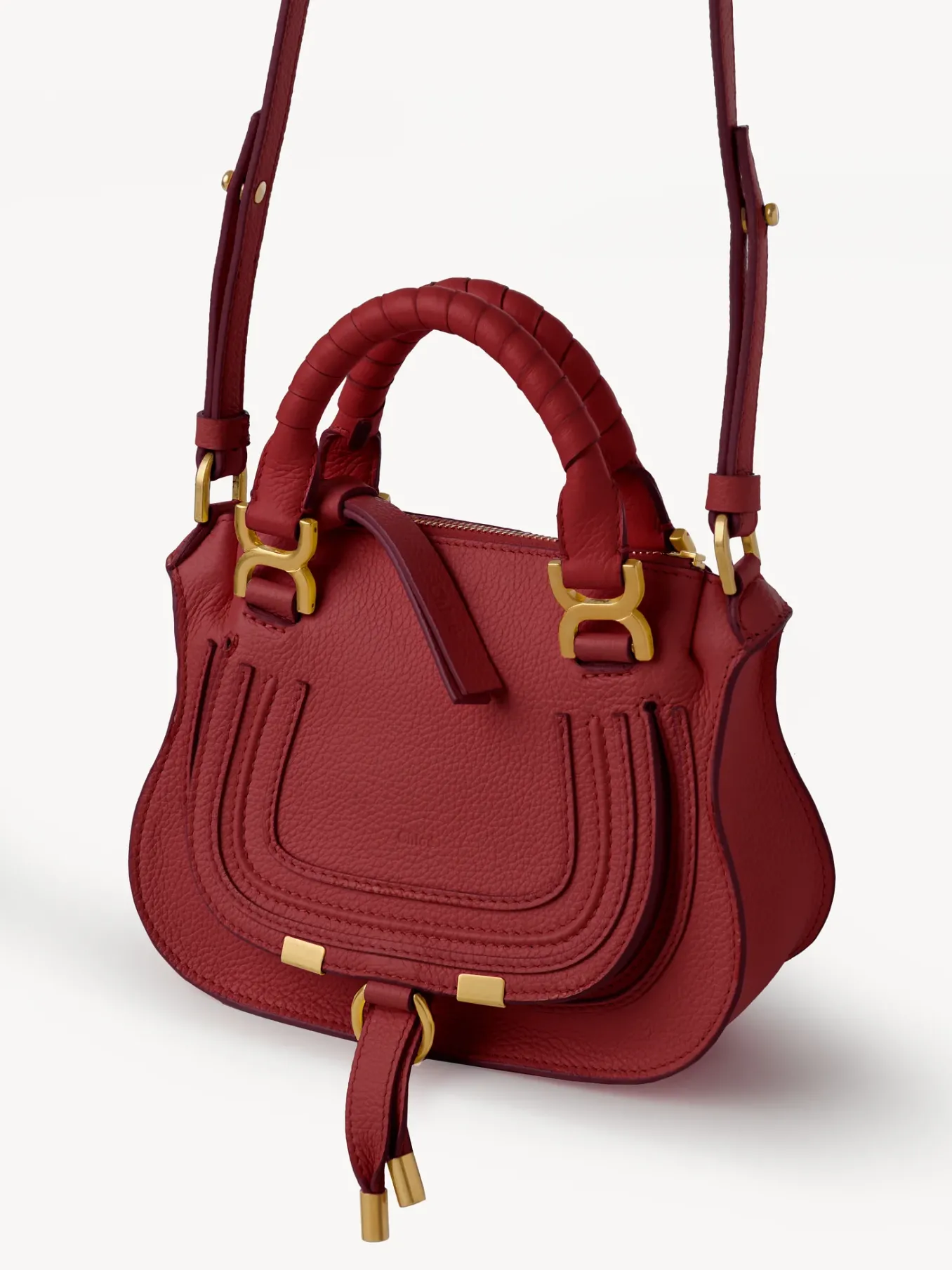 Women Chloé Marcie Mini Double Carry Bag