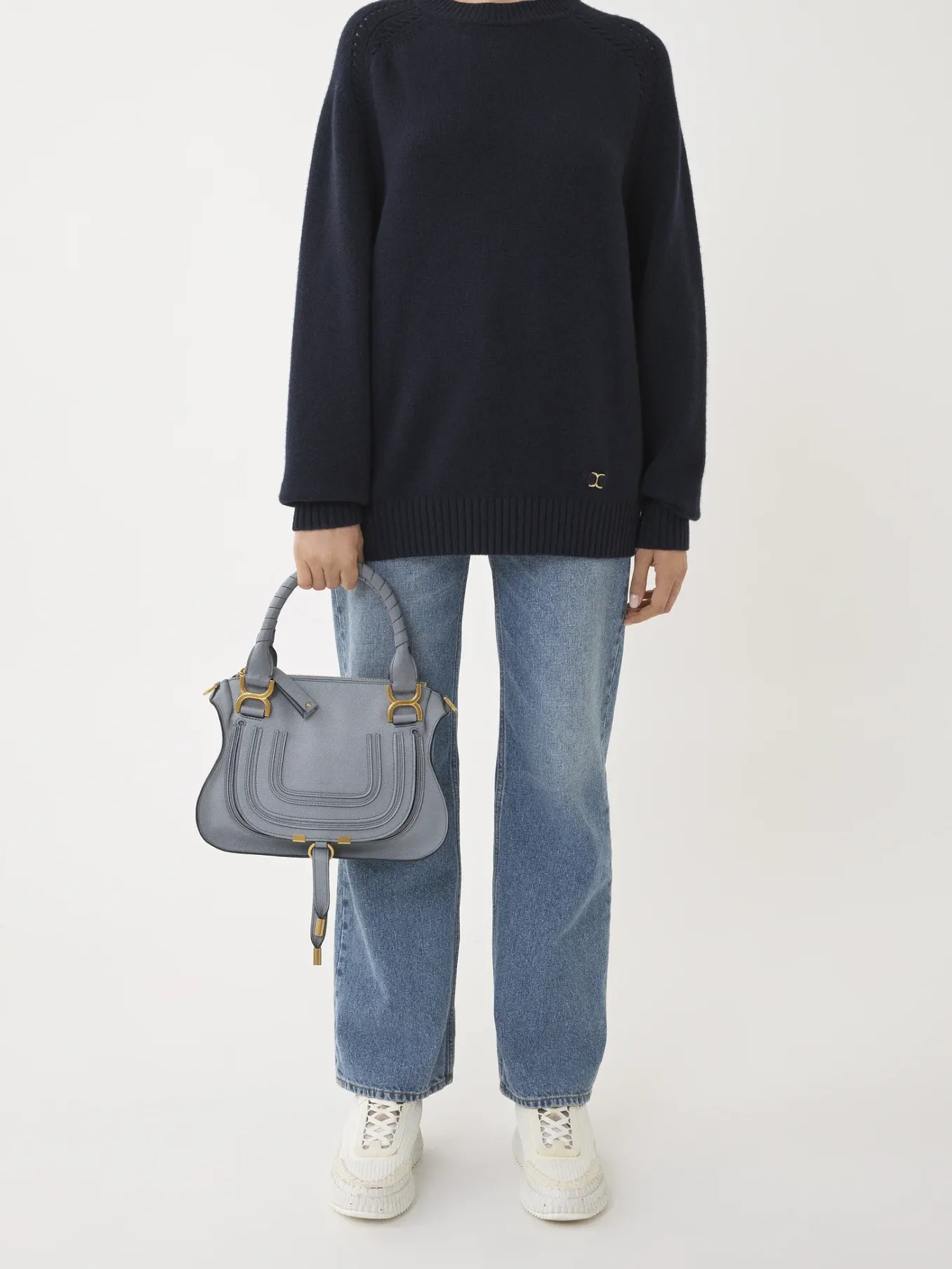 Women Chloé Marcie Small Double Carry Bag