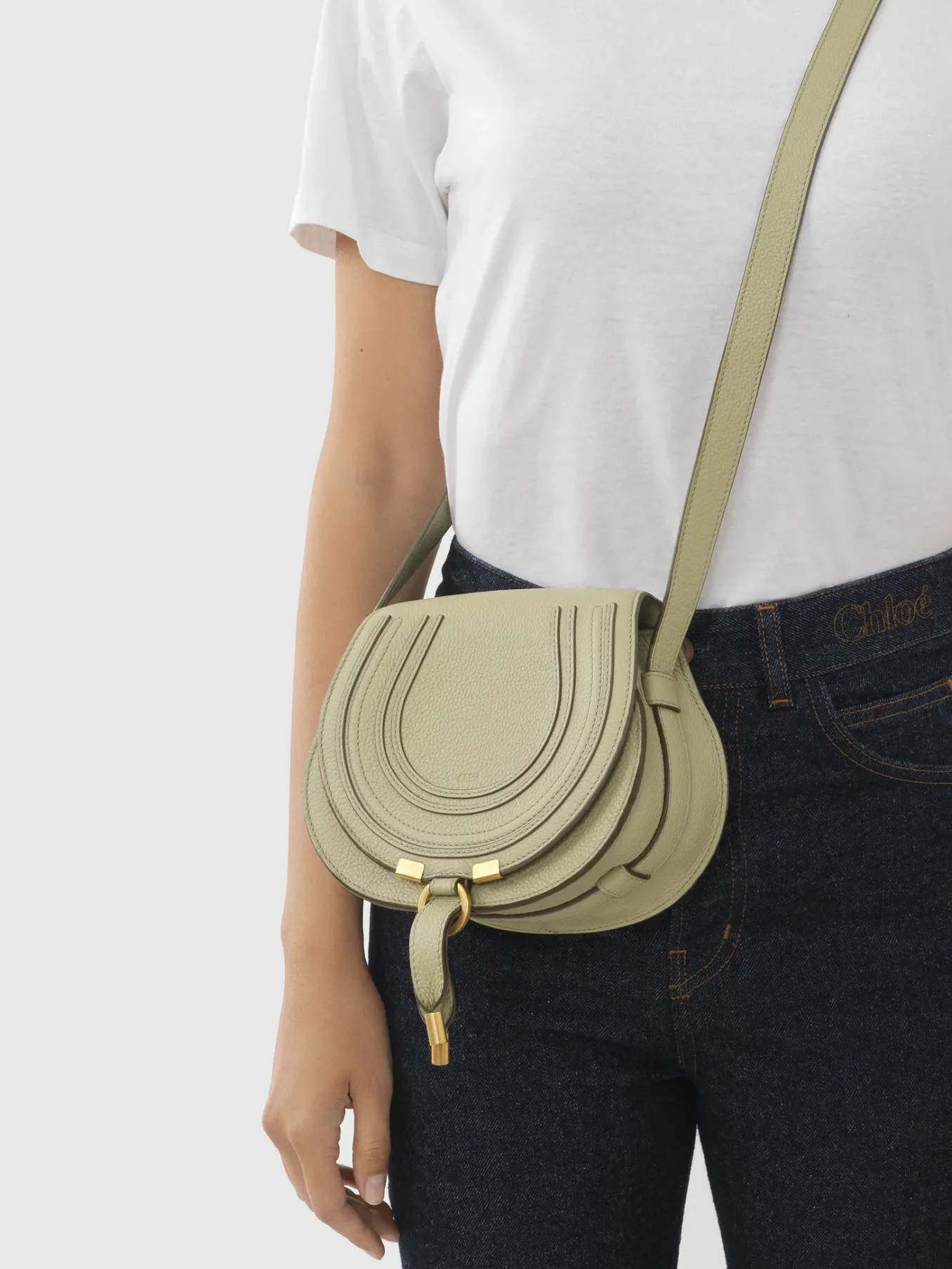 Women Chloé Marcie Small Saddle Bag