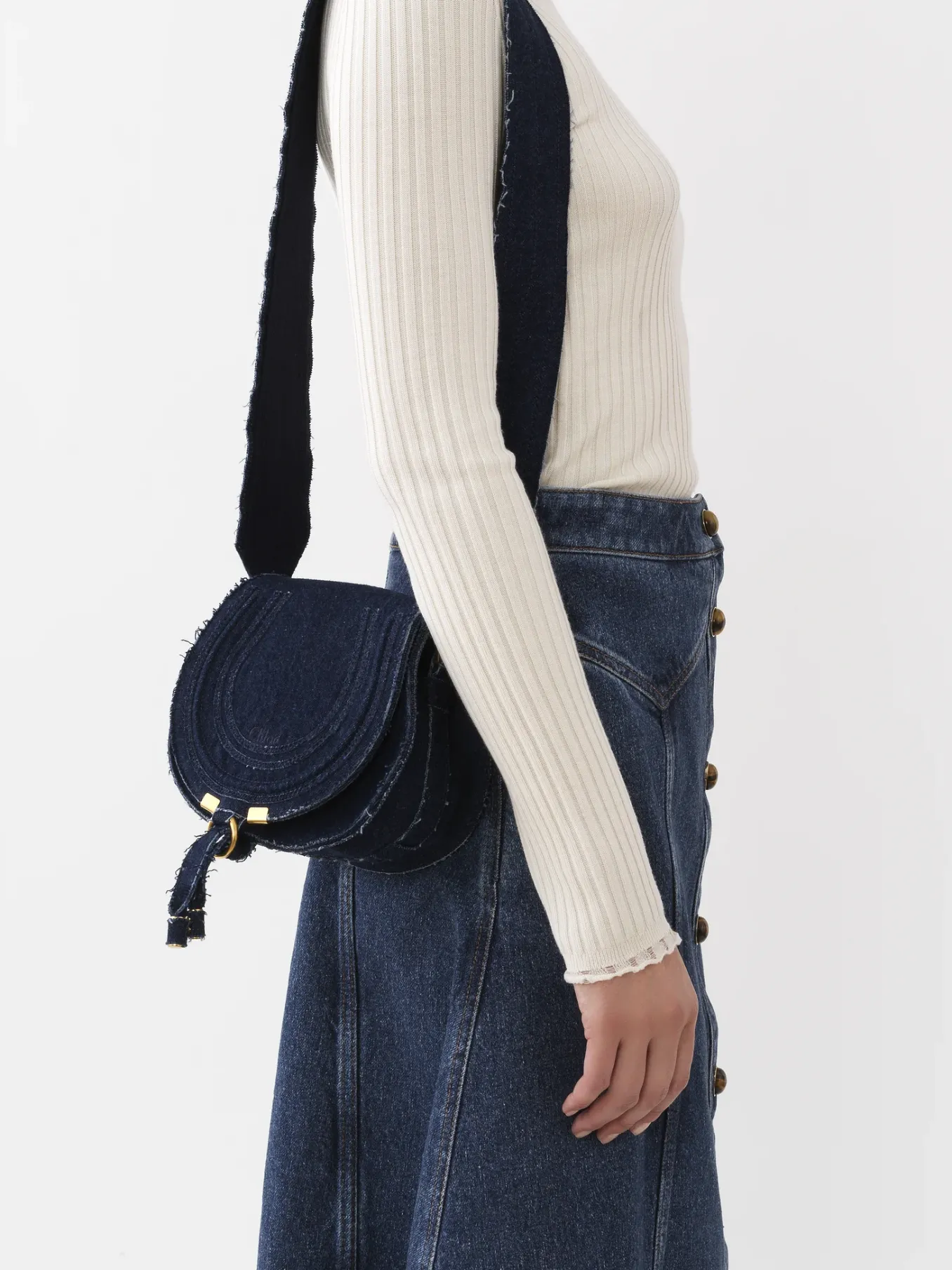 Women Chloé Marcie Small Saddle Bag