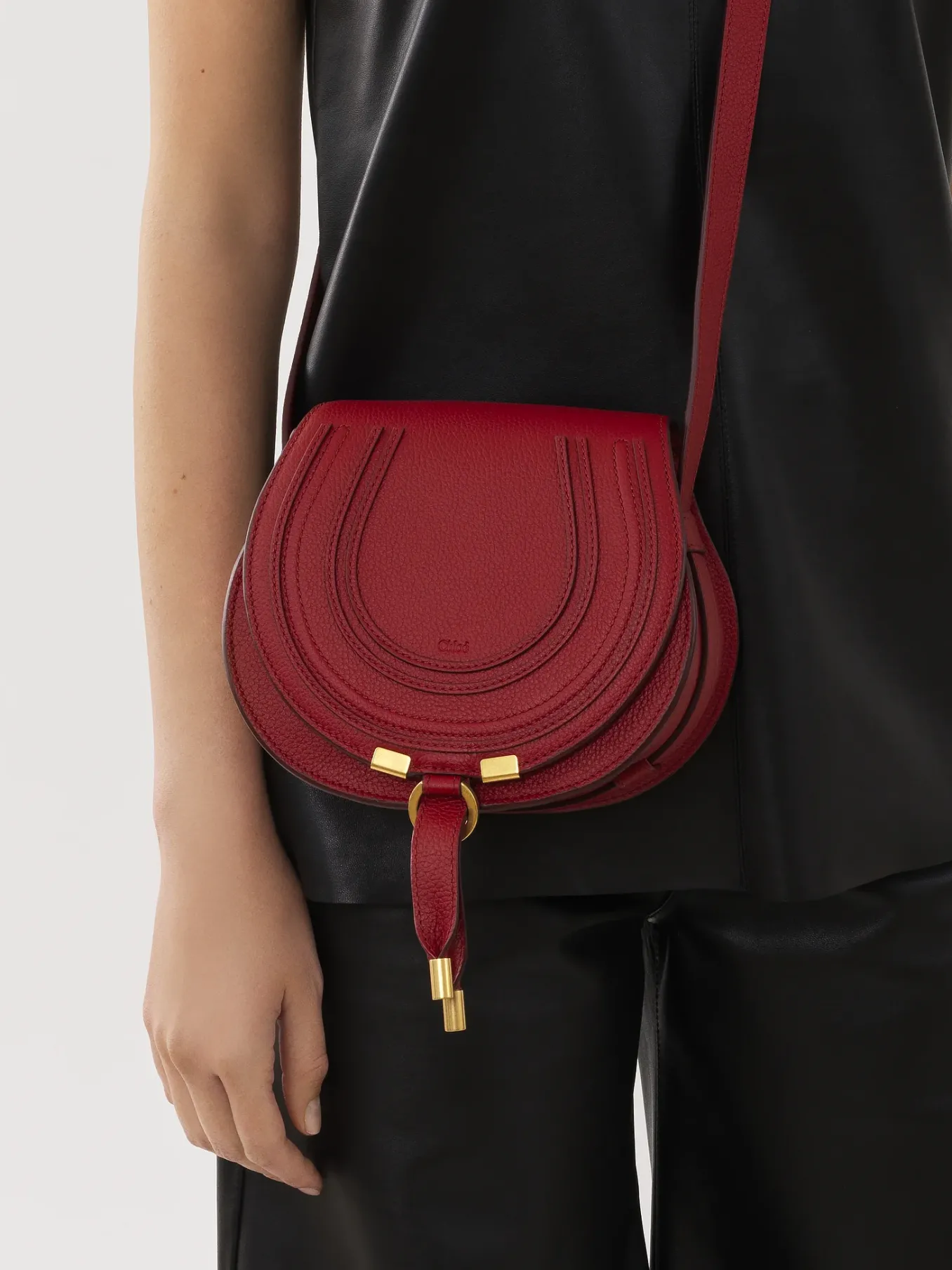 Women Chloé Marcie Small Saddle Bag