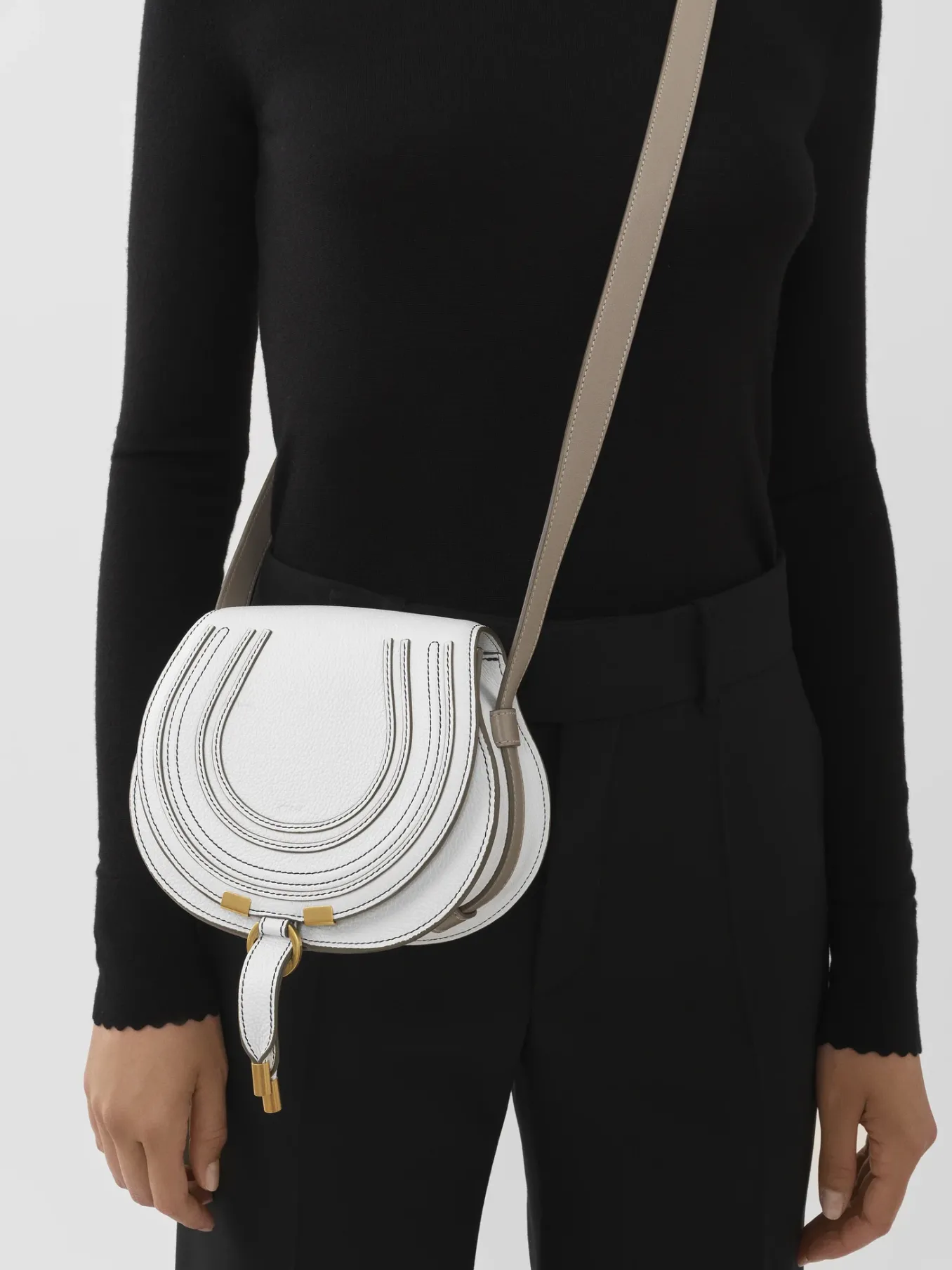 Women Chloé Marcie Small Saddle Bag