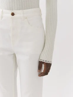Women Chloé Masaya Cropped Straight Jeans