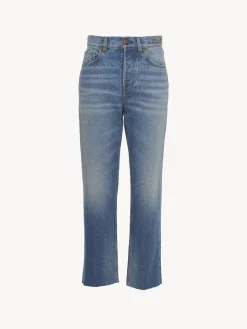 Women Chloé Masaya Cropped Straight Jeans