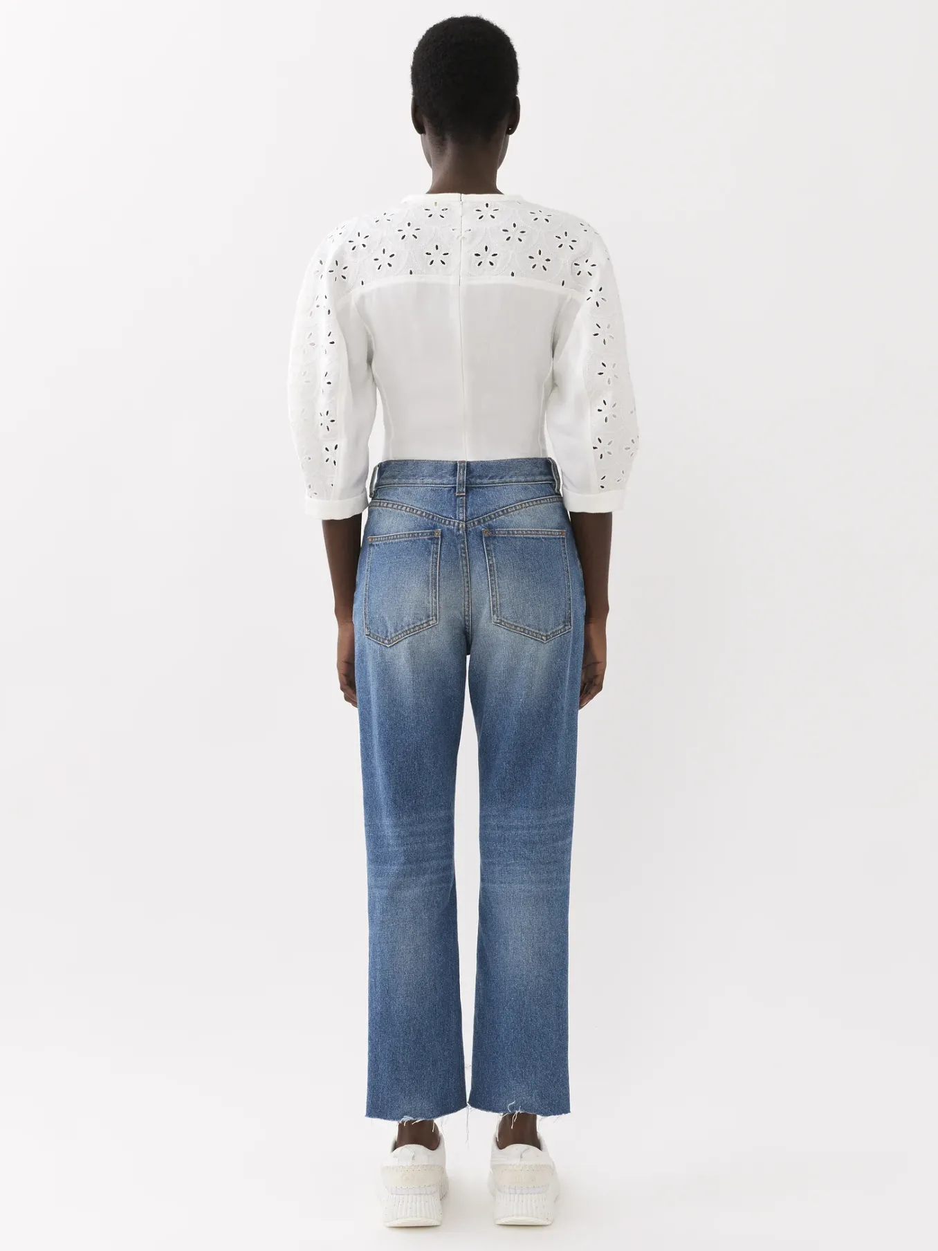 Women Chloé Masaya Cropped Straight Jeans