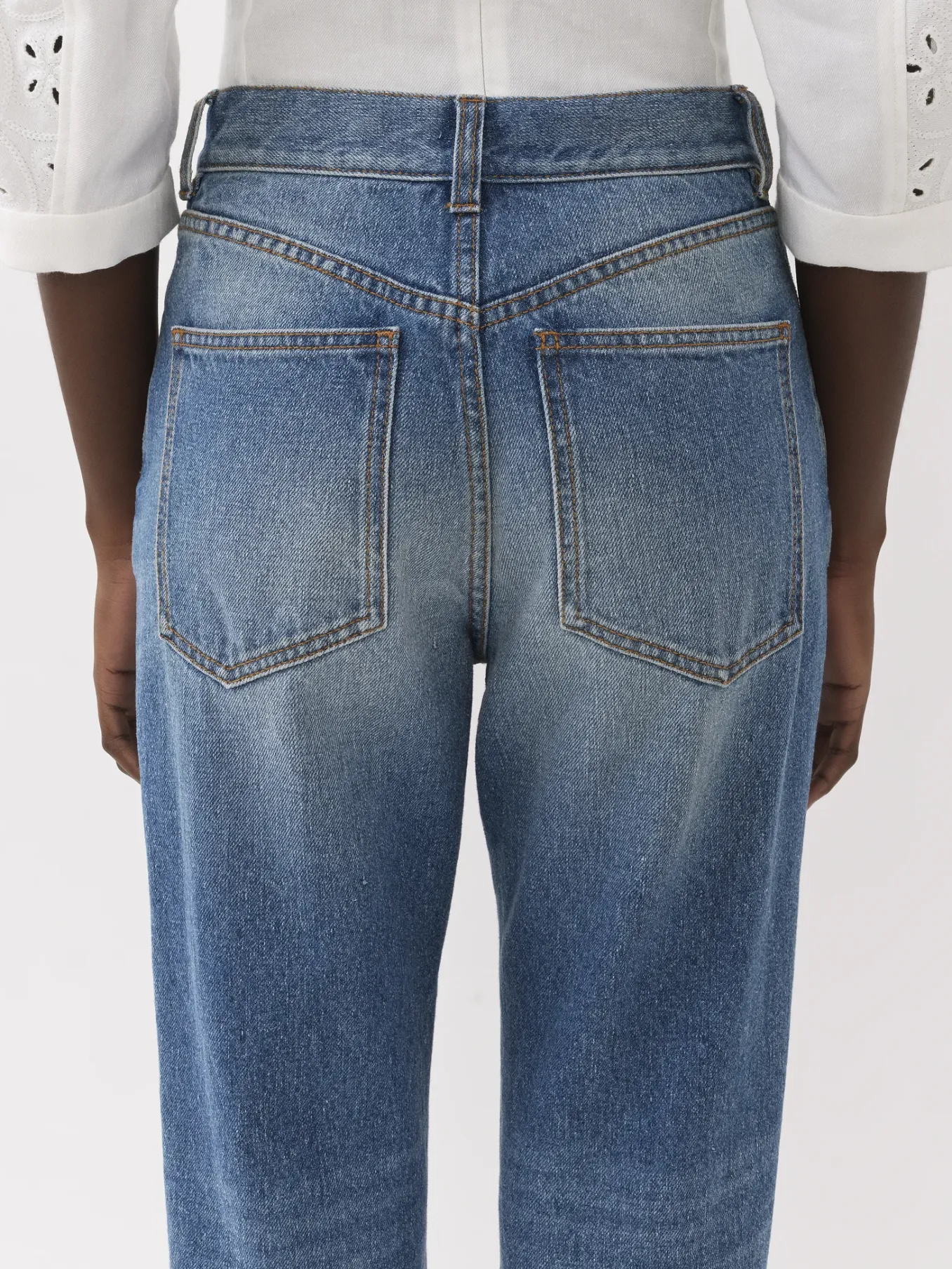 Women Chloé Masaya Cropped Straight Jeans