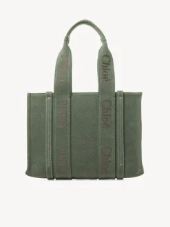 Women Chloé Medium Woody Tote Bag