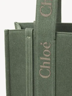 Women Chloé Medium Woody Tote Bag