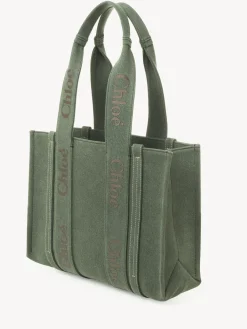 Women Chloé Medium Woody Tote Bag