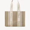 Women Chloé Medium Woody Tote Bag