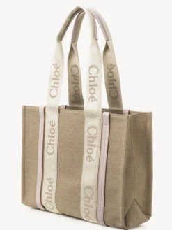 Women Chloé Medium Woody Tote Bag