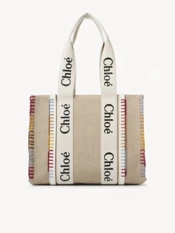 Women Chloé Medium Woody Tote Bag