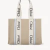 Women Chloé Medium Woody Tote Bag