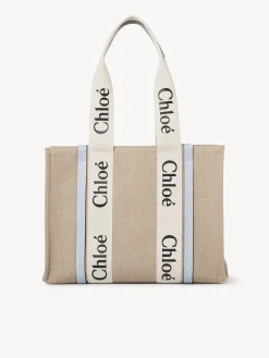 Women Chloé Medium Woody Tote Bag