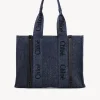 Women Chloé Medium Woody Tote Bag