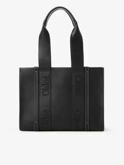 Women Chloé Medium Woody Tote Bag