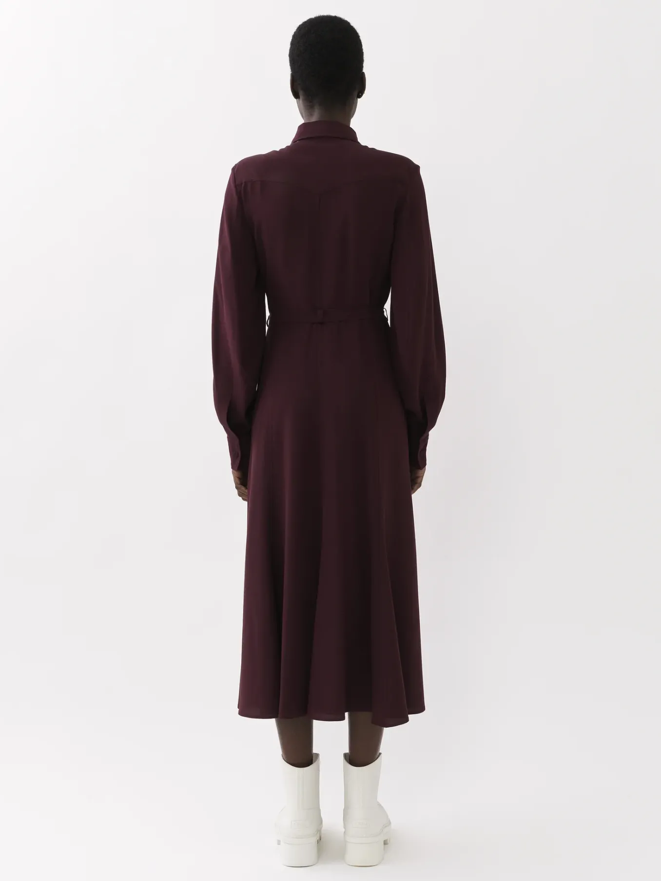 Women Chloé Midi Shirt Dress