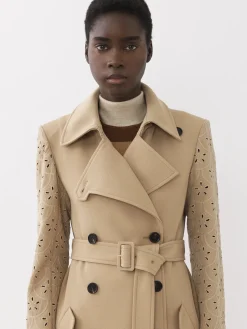 Women Chloé Midi Trench Coat