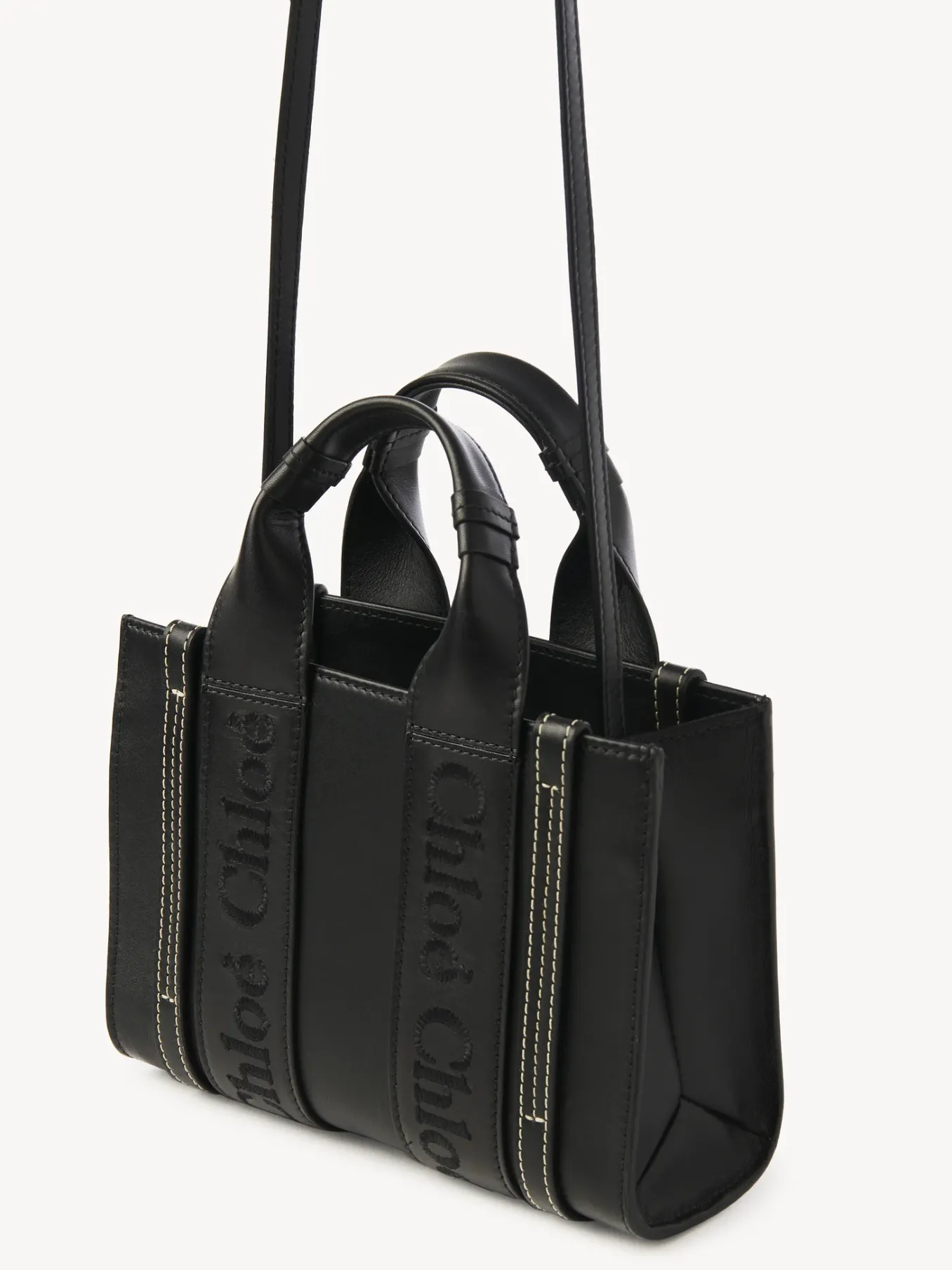 Women Chloé Mini Woody Tote Bag
