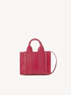 Women Chloé Mini Woody Tote Bag