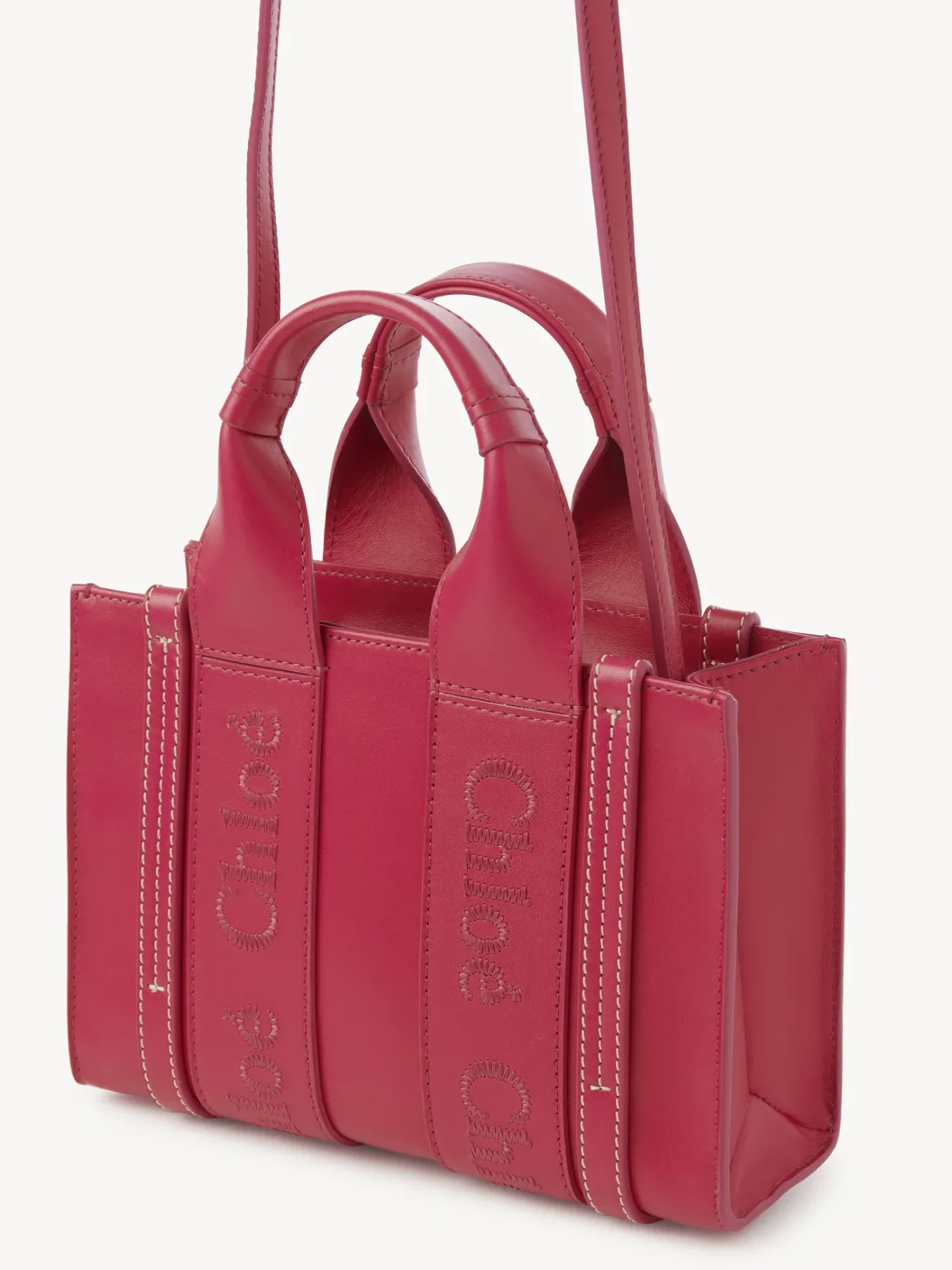 Women Chloé Mini Woody Tote Bag