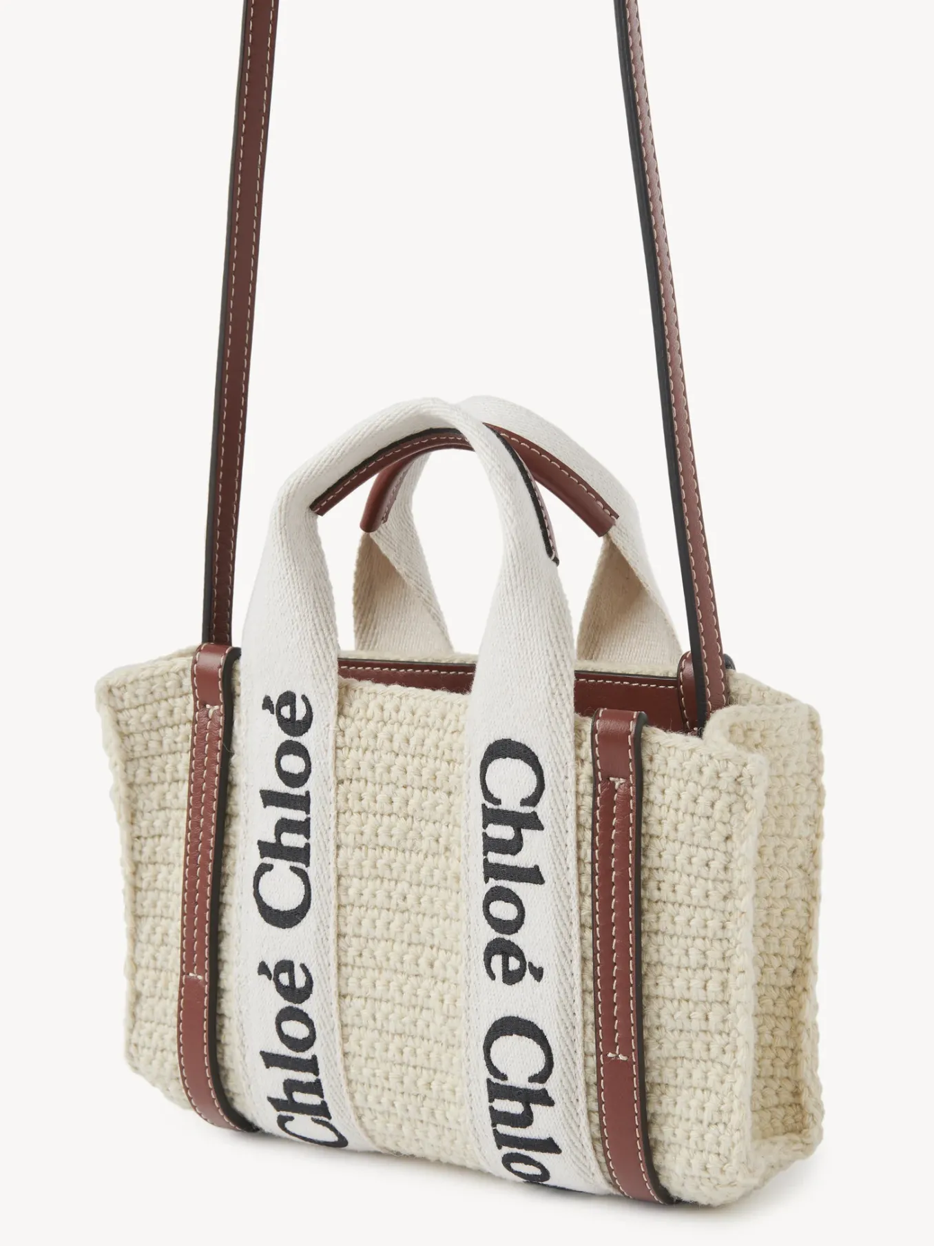 Women Chloé Mini Woody Tote Bag