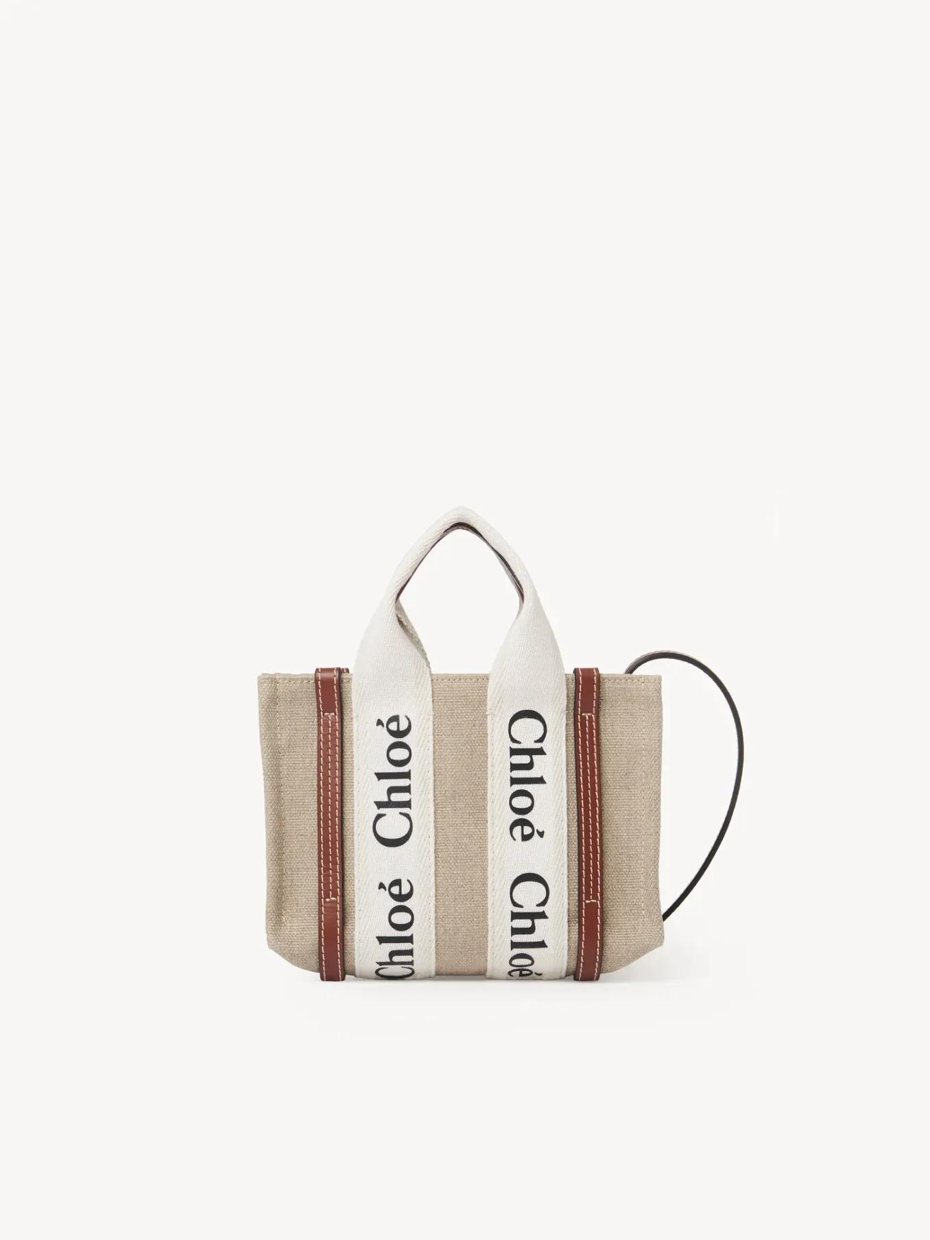 Women Chloé Mini Woody Tote Bag
