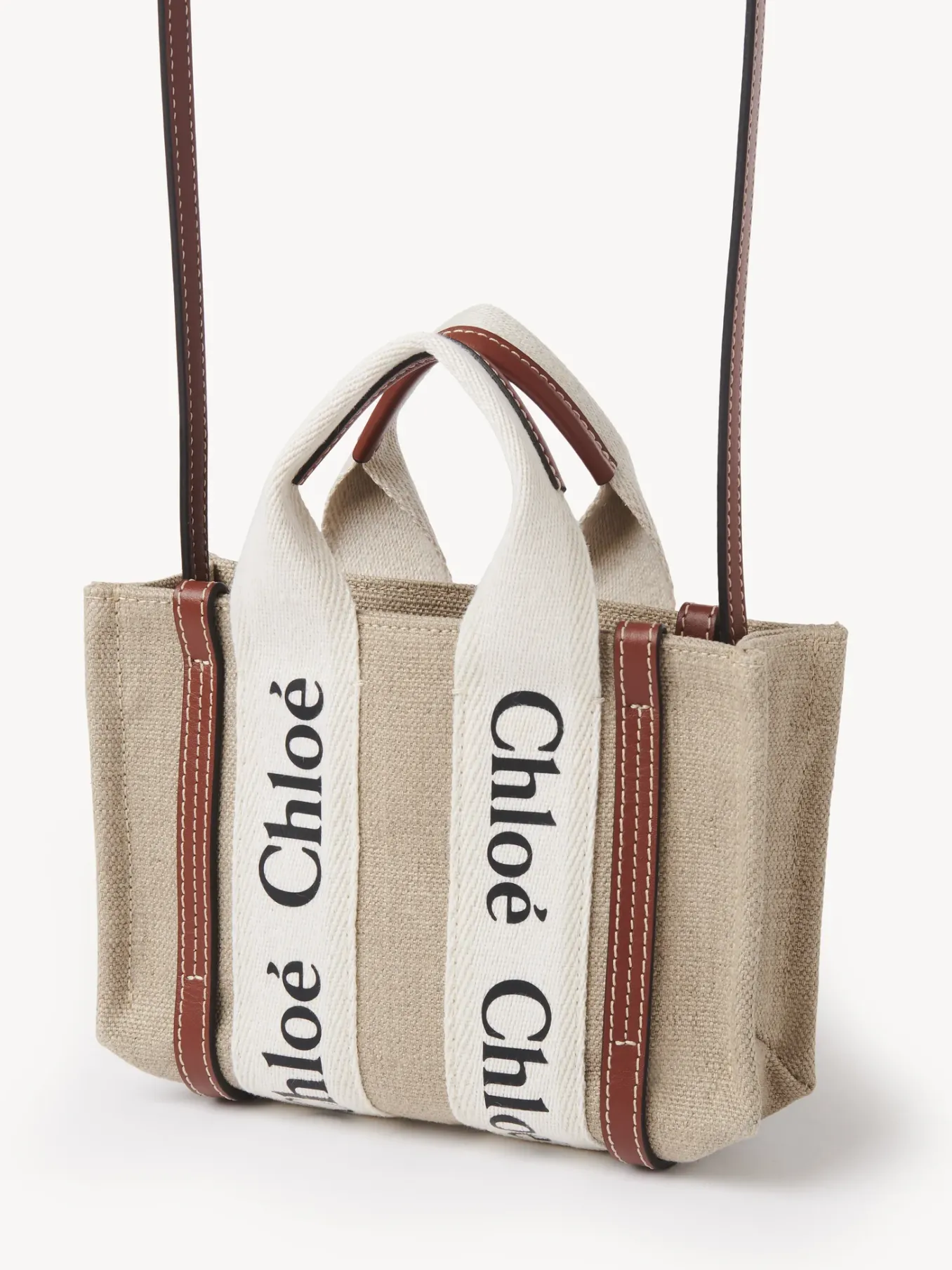 Women Chloé Mini Woody Tote Bag