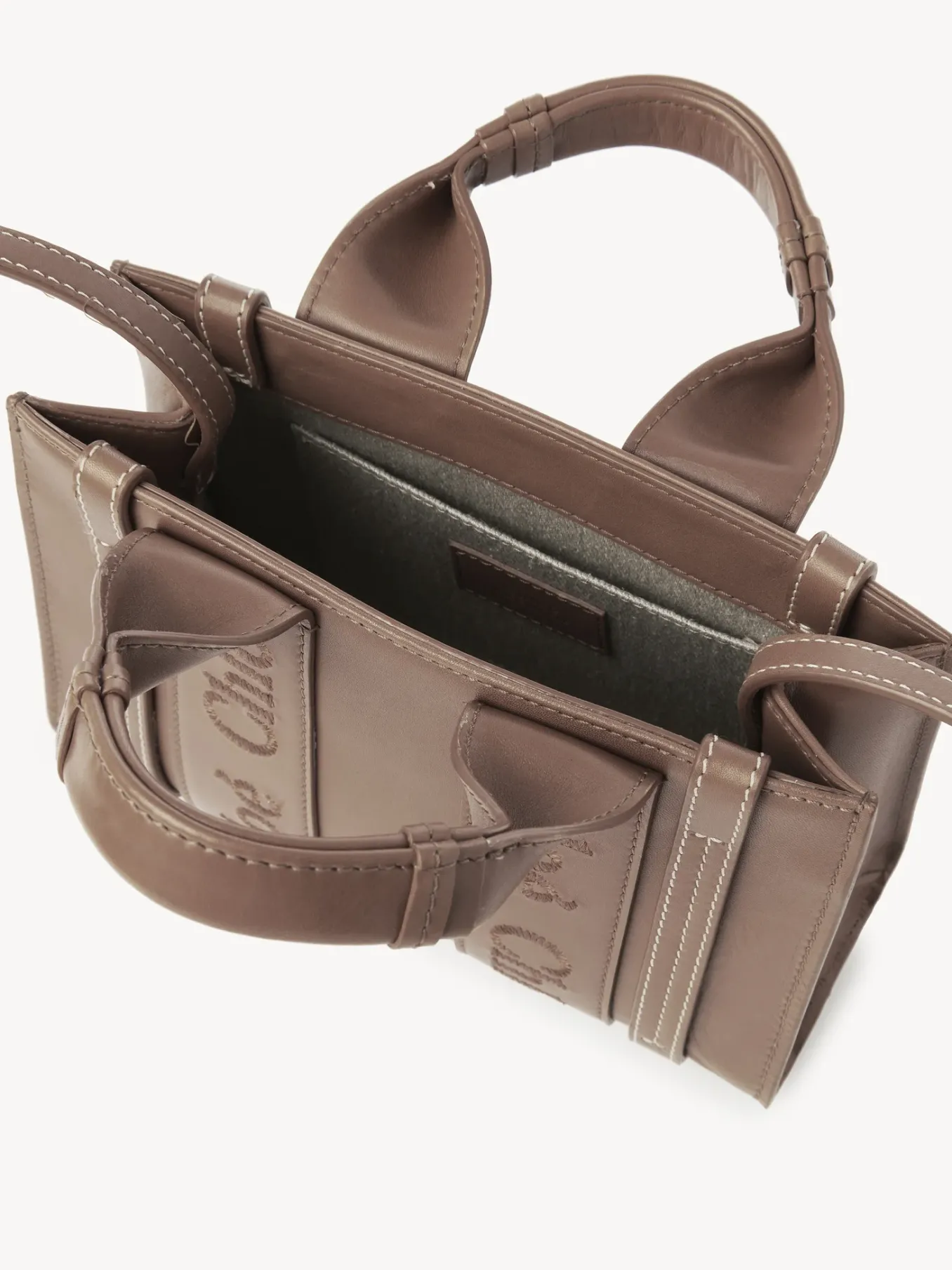Women Chloé Mini Woody Tote Bag