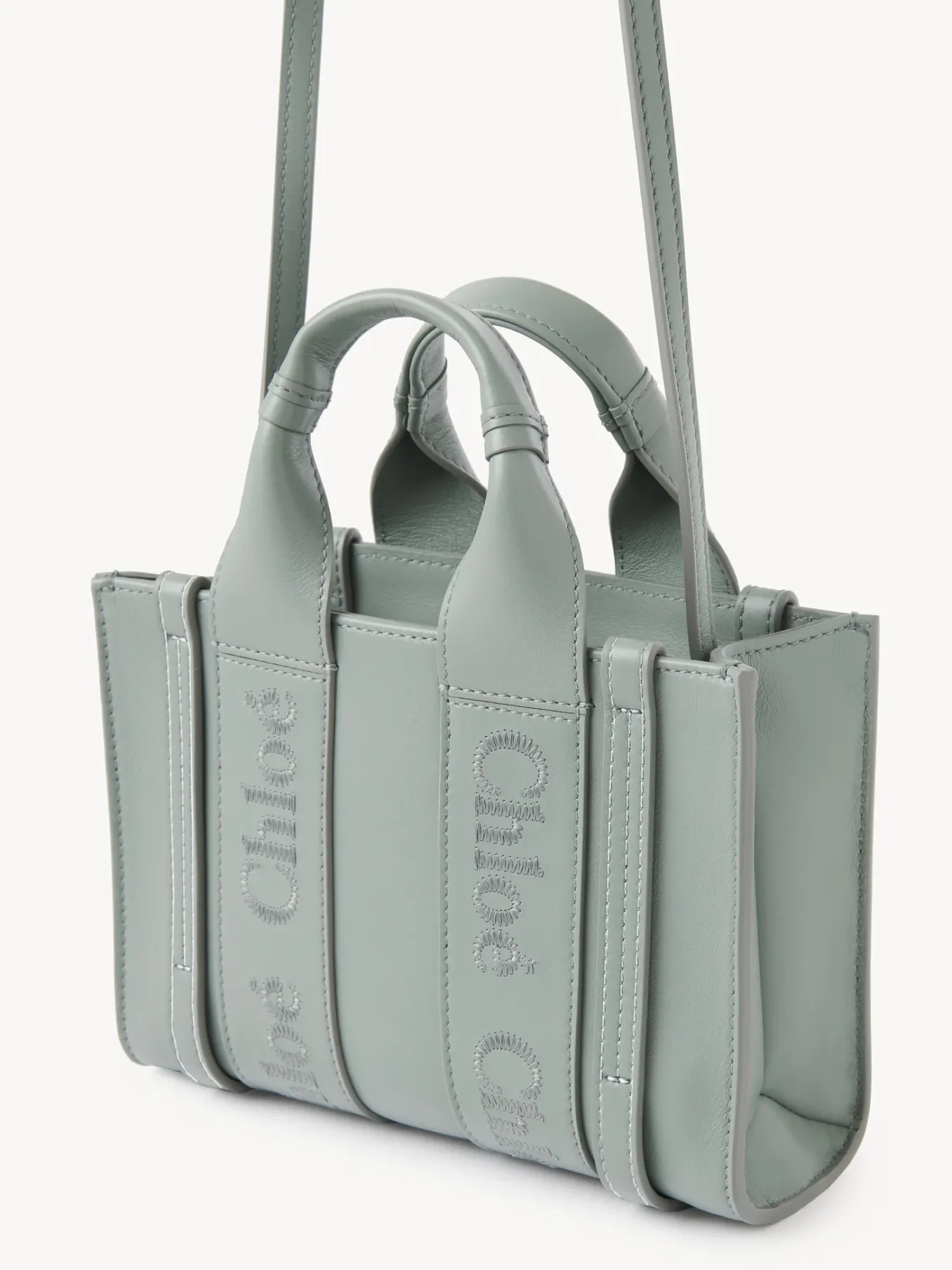 Women Chloé Mini Woody Tote Bag