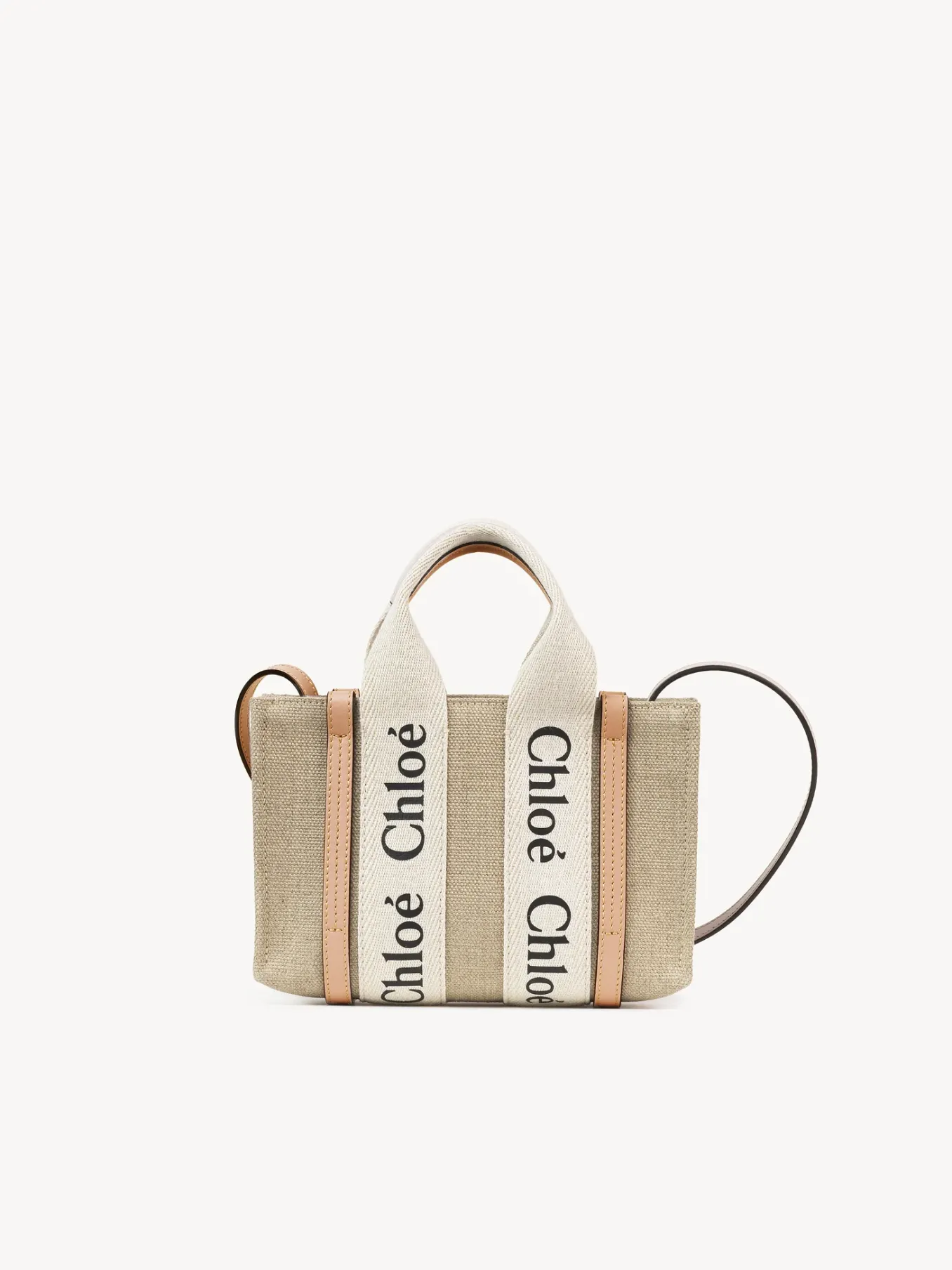 Women Chloé Mini Woody Tote Bag