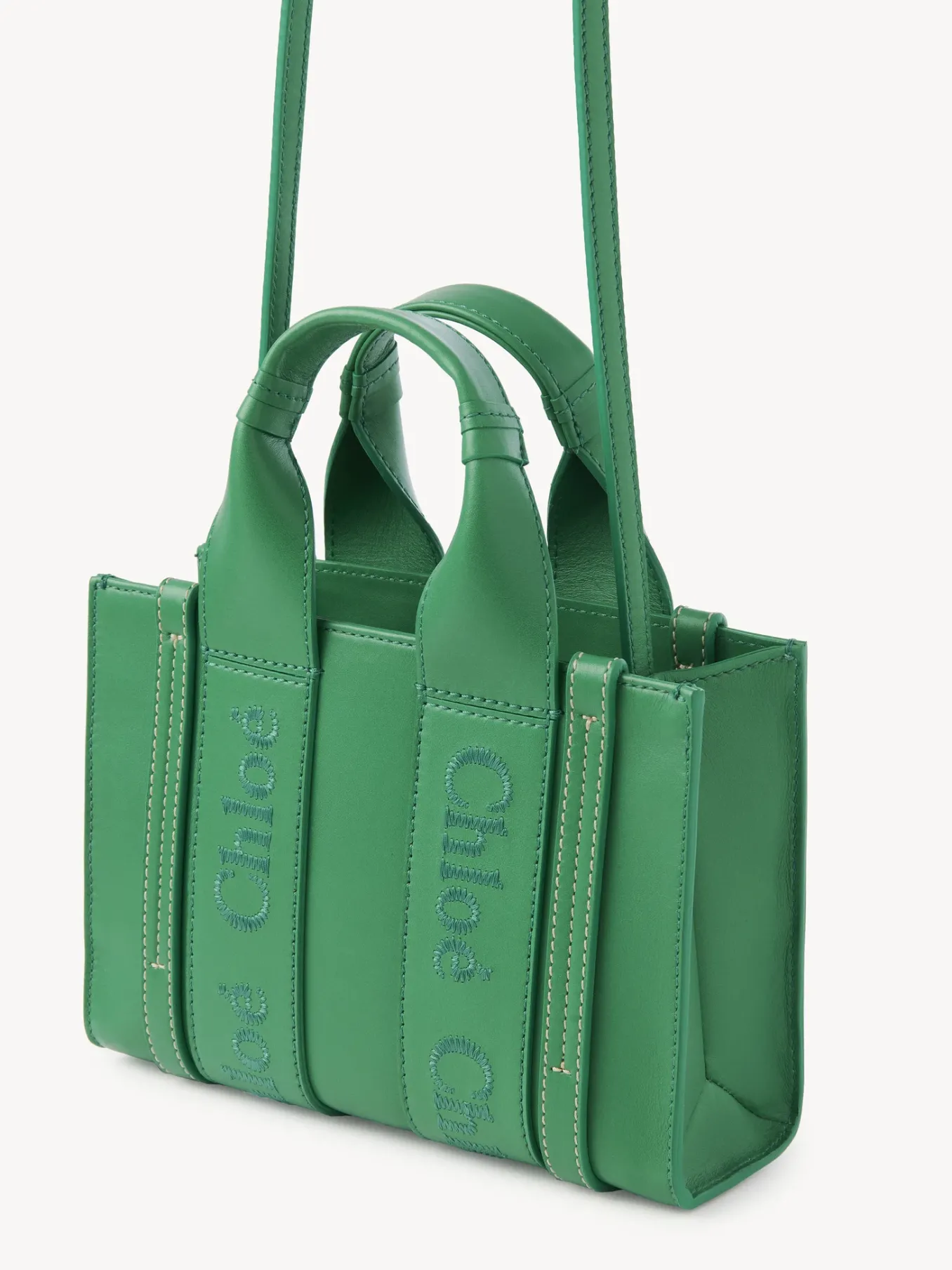 Women Chloé Mini Woody Tote Bag