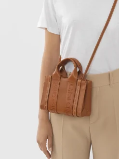 Women Chloé Mini Woody Tote Bag