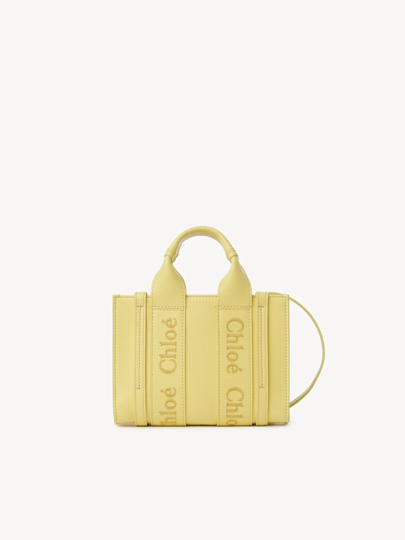 Women Chloé Mini Woody Tote Bag