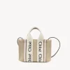 Women Chloé Mini Woody Tote Bag